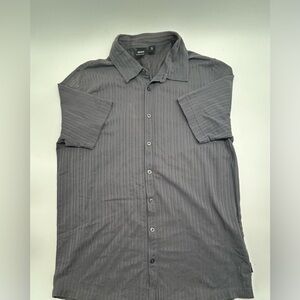 Hugo Boss Men's Gray Casual Button Down Shirt